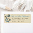 Search for chinese flower return address labels Oriental