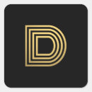 Search for gold monogram d stickers Stylish