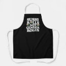 Search for funny sushi aprons Humour