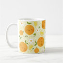 Recherche de fruits kawaii tasses Orange
