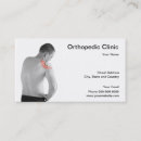 Search for orthopedic business cards Clinic