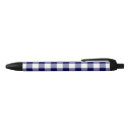 Search for navy blue pens Plaid