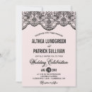 Search for black lace wedding invitations Elegant