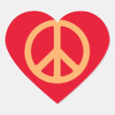 Search for heart peace sign stickers Symbol