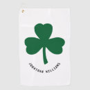 Search for shamrock golf towels Irish