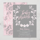 Search for babys breath baby shower invitations Botanical