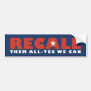 Search for recall bumper stickers Political