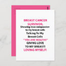 Recherche de cancer cartes postales Typographie
