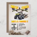 Search for game truck party invitations Modern