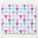 Recherche de triangle rose tapis souris Géométrique