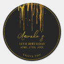 Recherche de or liquide autocollants Pour elle