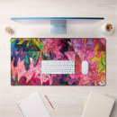 Recherche de rose fluorescent tapis souris Bleu
