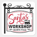 Search for santas workshop signs North pole