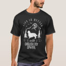 Search for english tshirts Spaniel