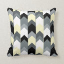 Search for yellow and grey chevron pillows Classic
