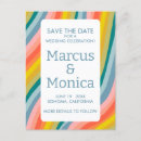 Search for rainbow save the dates Retro