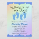 Search for trendy baby boy shower invitations Twins