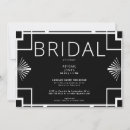 Search for art deco frame invitations Black