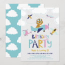 Search for cartoon plane invitations Cute