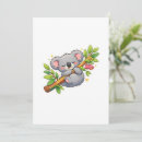 Search for koala invitations Eucalyptus leaves