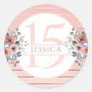 Search for rose gold birthday stickers Blush pink