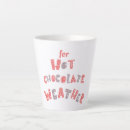 Search for chocolate mugs Typography