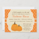 Recherche de pumpkin baby shower invitations Citrouille