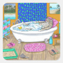 Search for cat bath stickers Bathroom