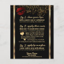 Recherche de rouge et or prospectus Noir