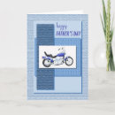 Search for motorcycle fathers day cards Blue