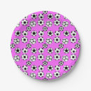 Search for pink soccer plates Kids