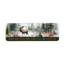 Search for woodland animals return address labels Cute