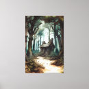 Search for fairy canvas prints Woodland