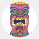 Search for tiki masks stickers Polynesian