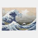 Search for japanese tea towels Great wave