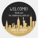 Search for new york skyline stickers Manhattan