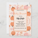 Search for rustic pumpkin baby shower invitations Fall leaves