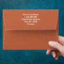 Search for rustic envelopes Burnt orange