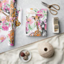 Recherche de safari papier cadeau Rose