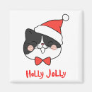 Recherche de chat père noël magnets Xmas