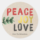 Recherche de peace love and stickers Joie