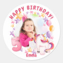 Search for happy birthday balloons stickers Unicorn