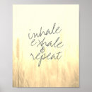 Search for inhale exhale posters Typography