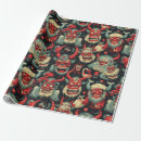 Search for krampus wrapping paper Pattern