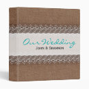 Search for lace wedding albums Burlap