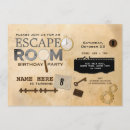Recherche de escape room invitations Détective