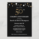 Search for milestone anniversaries invitations White and gold