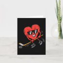 Search for ice hockey valentines day cards Heart