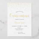 Search for fancy quinceanera invitations gold foil
