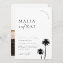 Recherche de contemporary mariage invitations Noir et blanc
